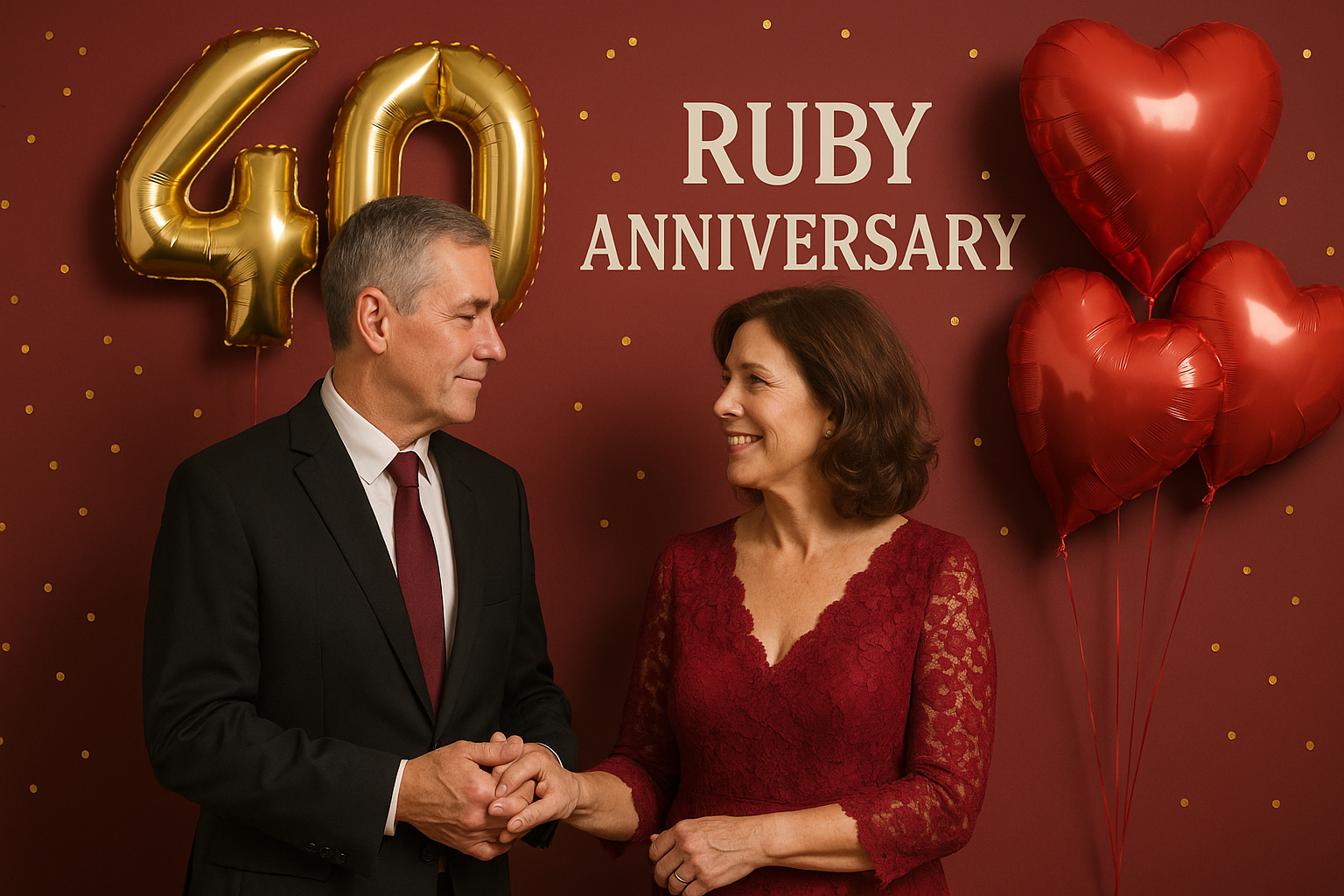 What Are Unique 40th Anniversary Gifts for Couples?
