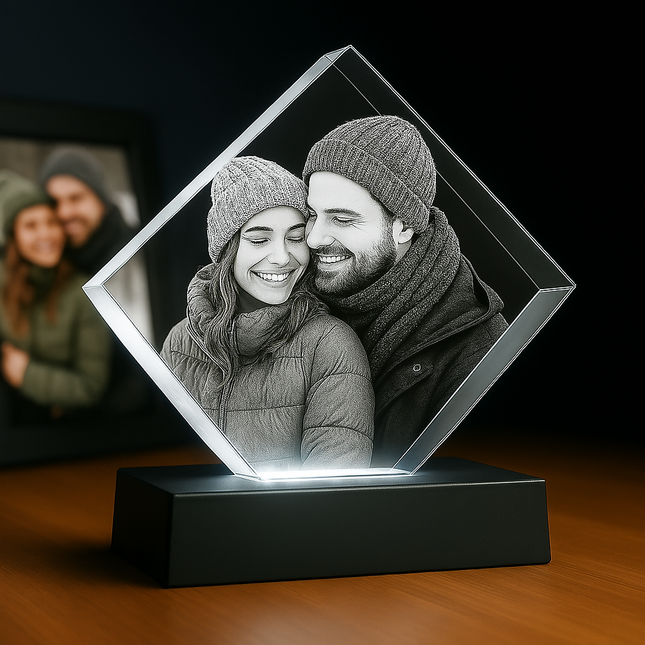 Personalized Crystal 3D Photo Diamond
