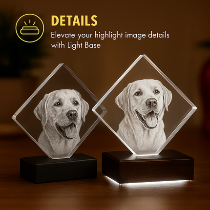 Personalized Crystal 3D Photo Diamond