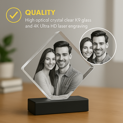 Personalized Crystal 3D Photo Diamond