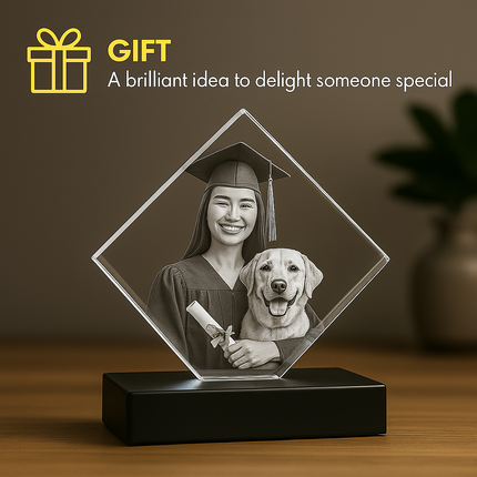 Personalized Crystal 3D Photo Diamond