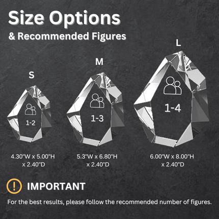 Personalized Crystal 3D Photo Iceberg