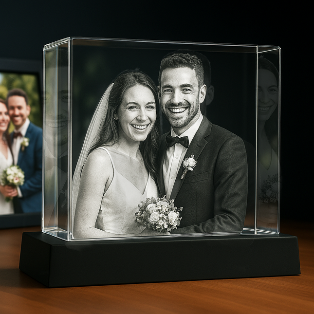 Personalized Crystal 3D Photo Rectangle